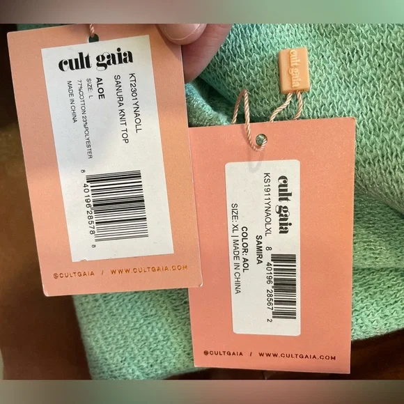 NWT Cult Gaia Sanura Top Large - Picture 9 of 12